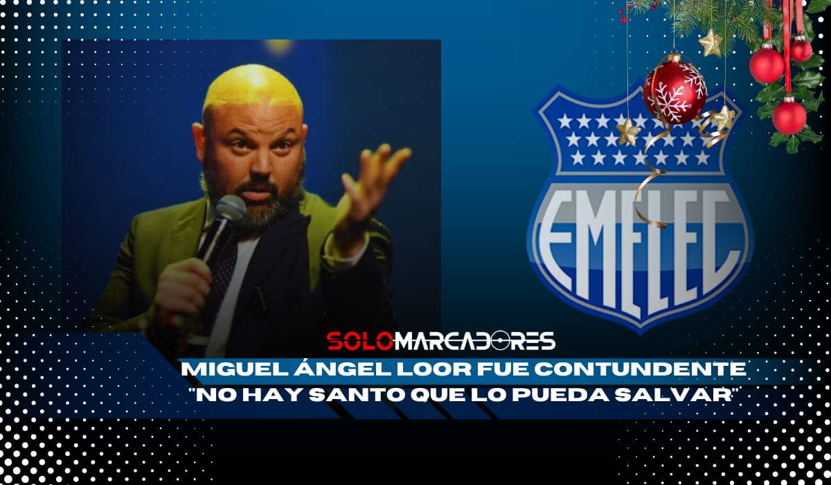 Miguel Ángel Loor y su contundente mensaje