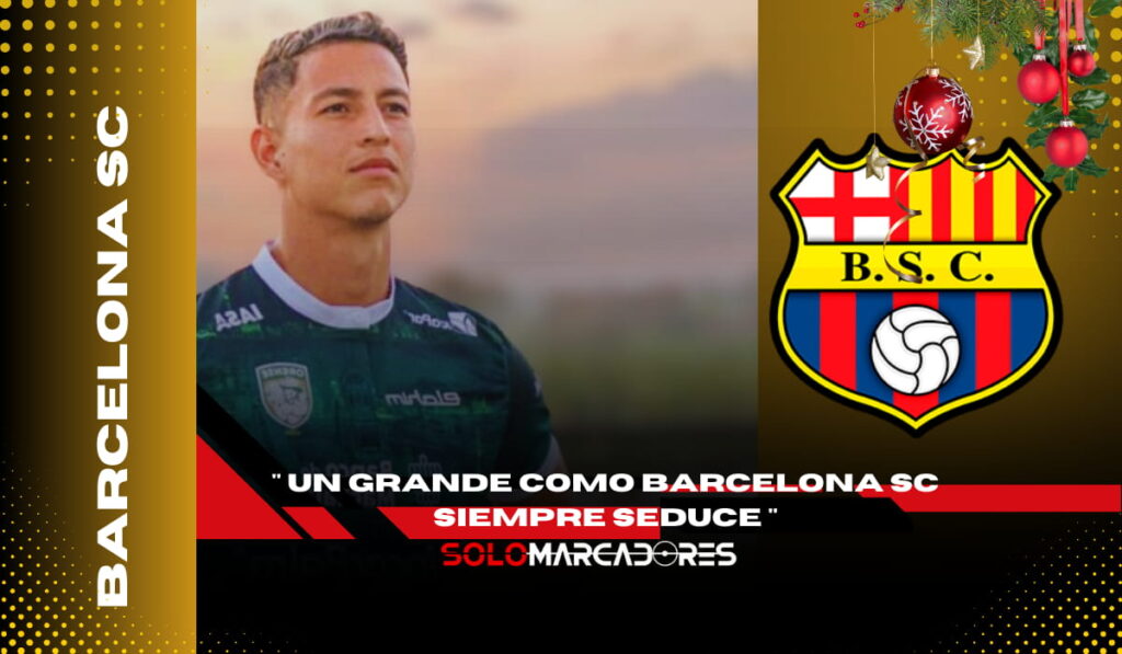 Miguel Parrales sueña con vestir la camiseta de Barcelona SC