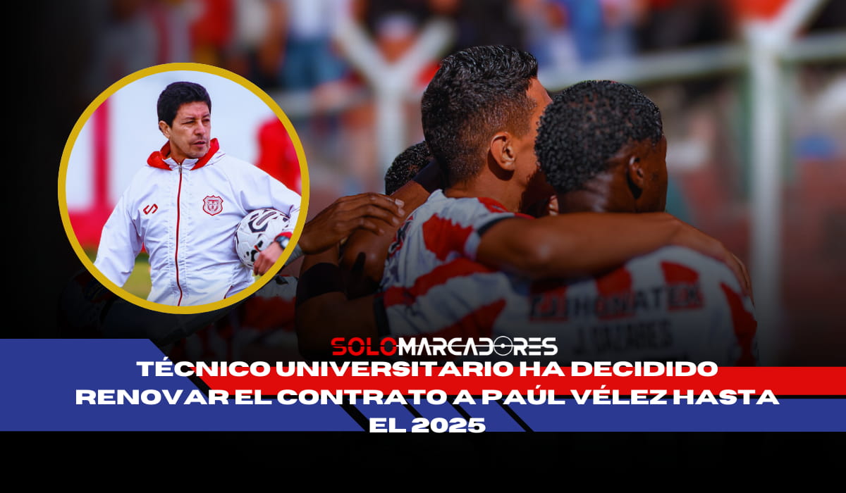 Paúl Vélez renueva con Técnico Universitario hasta 2025