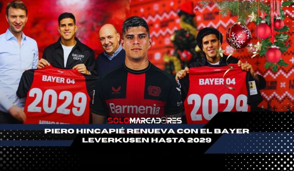 Piero Hincapié asegura su futuro