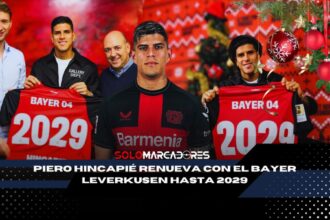 Piero Hincapié asegura su futuro