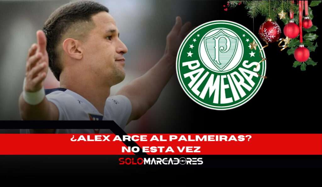 Qué pasó con Alex Arce y Palmeiras
