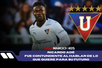 Ricardo Adé despeja dudas sobre su futuro en Liga de Quito