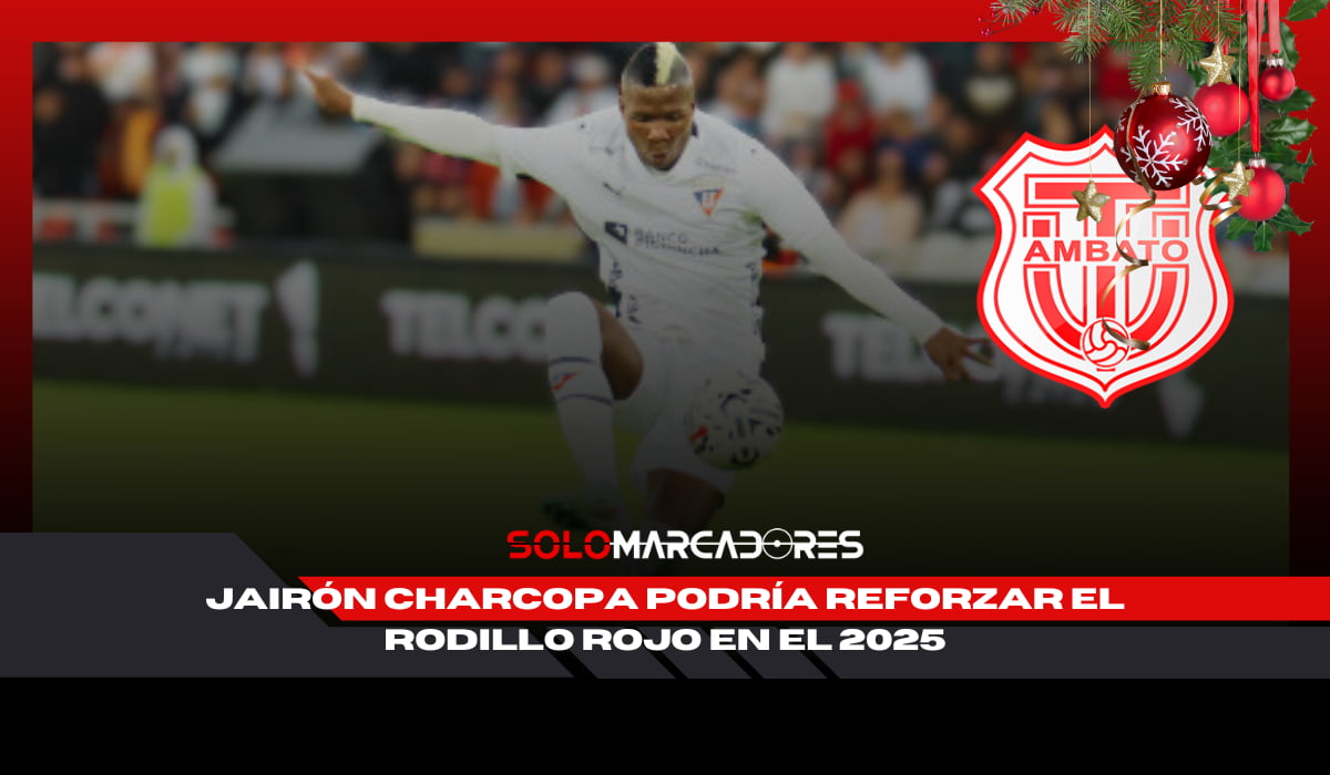 Técnico Universitario apunta a Jairón Charcopa