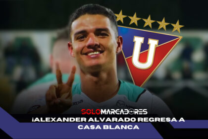 Alexander Alvarado regresa a Casa Blanca