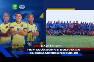 Ecuador vs. Bolivia en el Sudamericano Sub-20