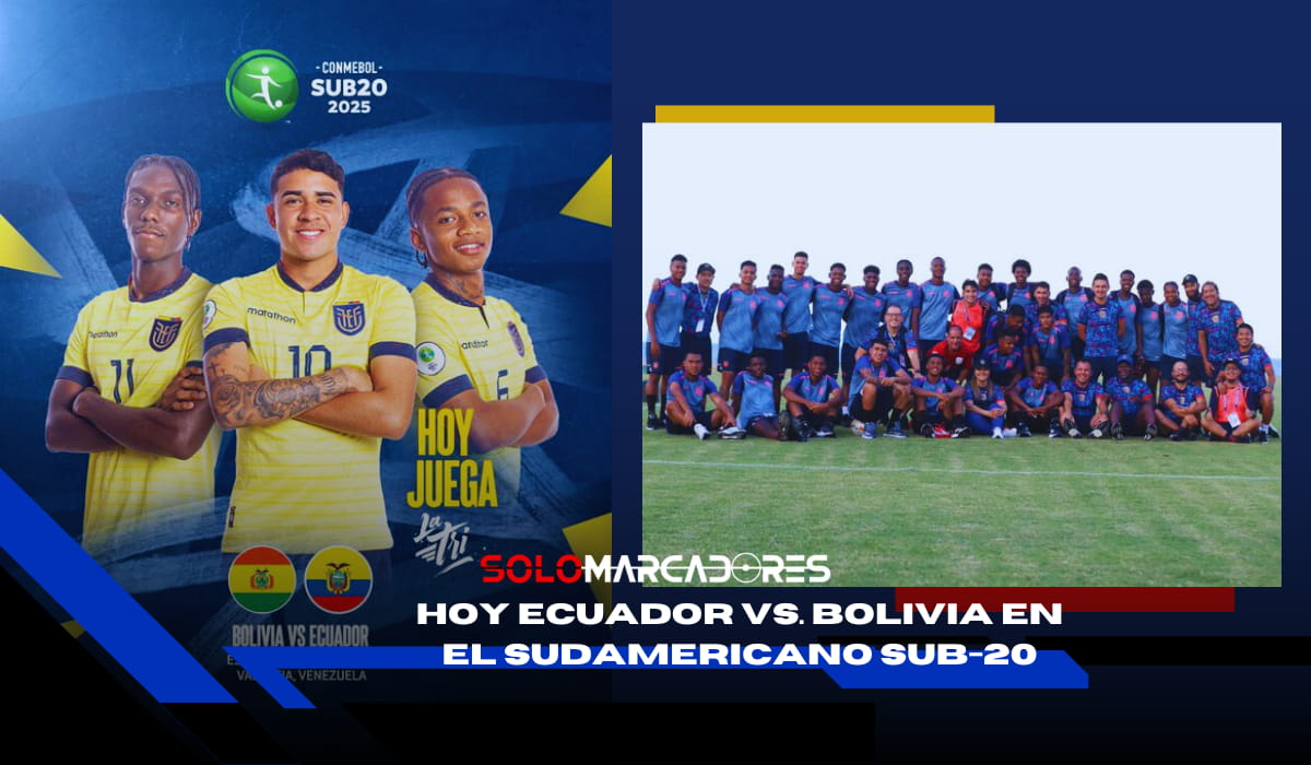 Ecuador vs. Bolivia en el Sudamericano Sub-20