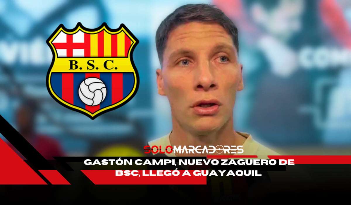 VIDEO |🔝💛 ¡Gastón Campi ya está en Ecuador! El defensor argentino refuerza a Barcelona SC en el año de su centenario 1 Gastón Campi ya está en Ecuador