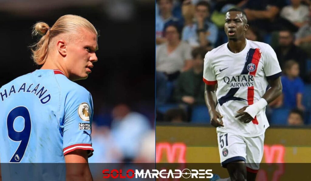 Haaland NO PUDO ante Willian Pacho