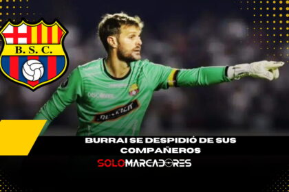 Javier Burrai se despide de Barcelona SC