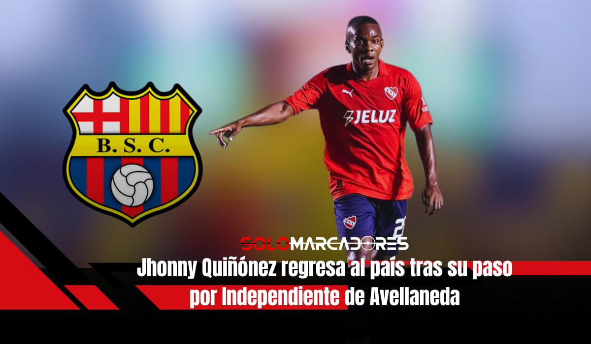 Jhonny Quiñónez vuelve a Ecuador