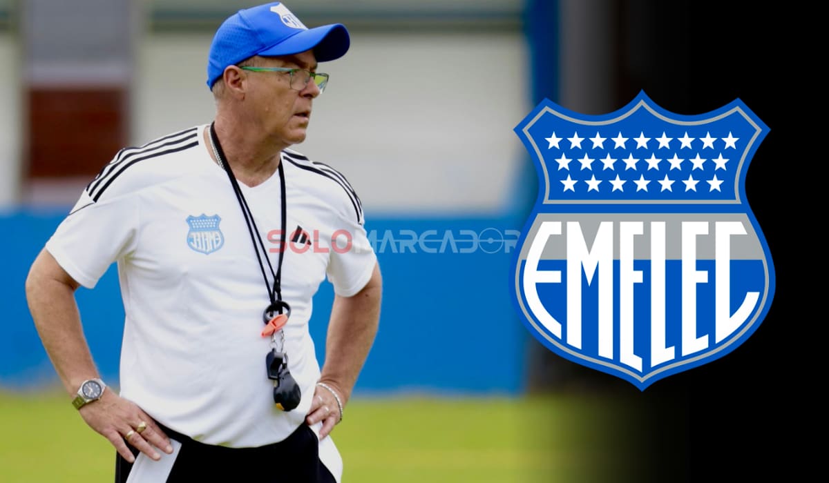 Jorge Célico en su debut con Emelec