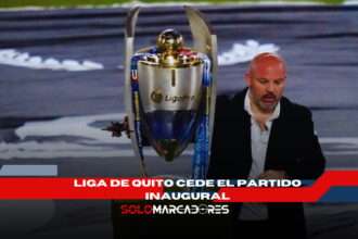 Liga de Quito cede el partido inaugural