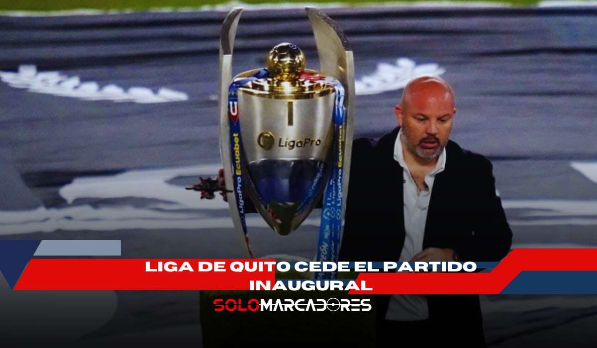 Liga de Quito cede el partido inaugural