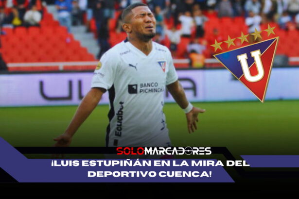 Luis Estupiñán en la mira del Deportivo Cuenca
