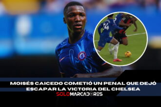 Moisés Caicedo vivió una jornada complicada