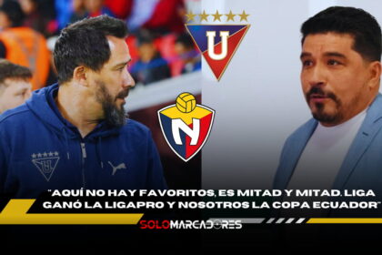 Omar Asad calienta la final de la Supercopa Ecuador