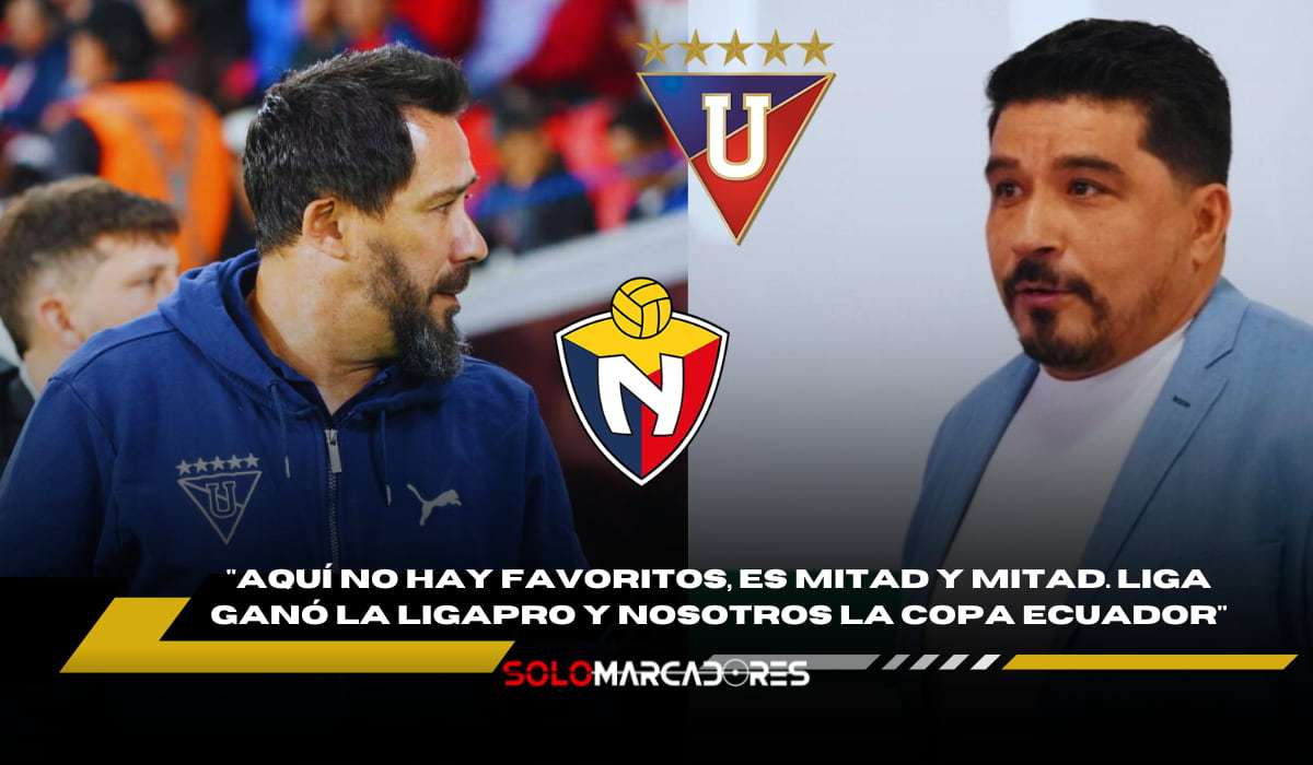 Omar Asad calienta la final de la Supercopa Ecuador