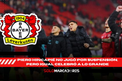 Piero Hincapié no jugó por suspensión