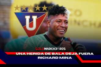 Richard Mina, queda fuera tras una herida de bala