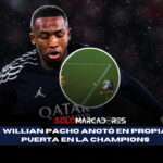 VIDEO |🏆🇫🇷 Willian Pacho protagonizó un desafortunado autogol en la Champions, pero el PSG ya tenía todo bajo control 3 Willian Pacho protagonizó un desafortunado autogol