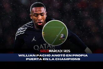 Willian Pacho protagonizó un desafortunado autogol