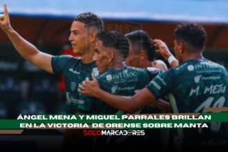 Ángel Mena y Miguel Parrales le dieron a Orense su primera victoria