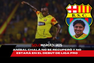 Aníbal Chalá no estará en el arranque