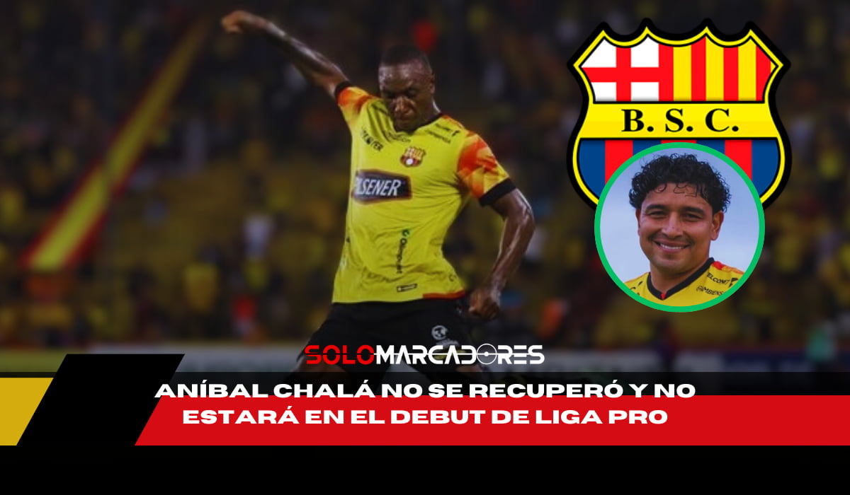 Aníbal Chalá no estará en el arranque