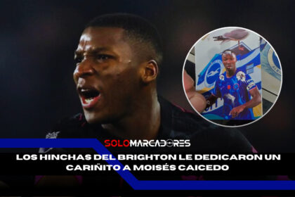 Así reaccionó Moisés Caicedo ante la hostilidad