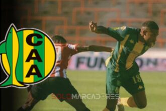 Asistencia de Ayrton Preciado en el empate de Aldosivi con Estudiantes