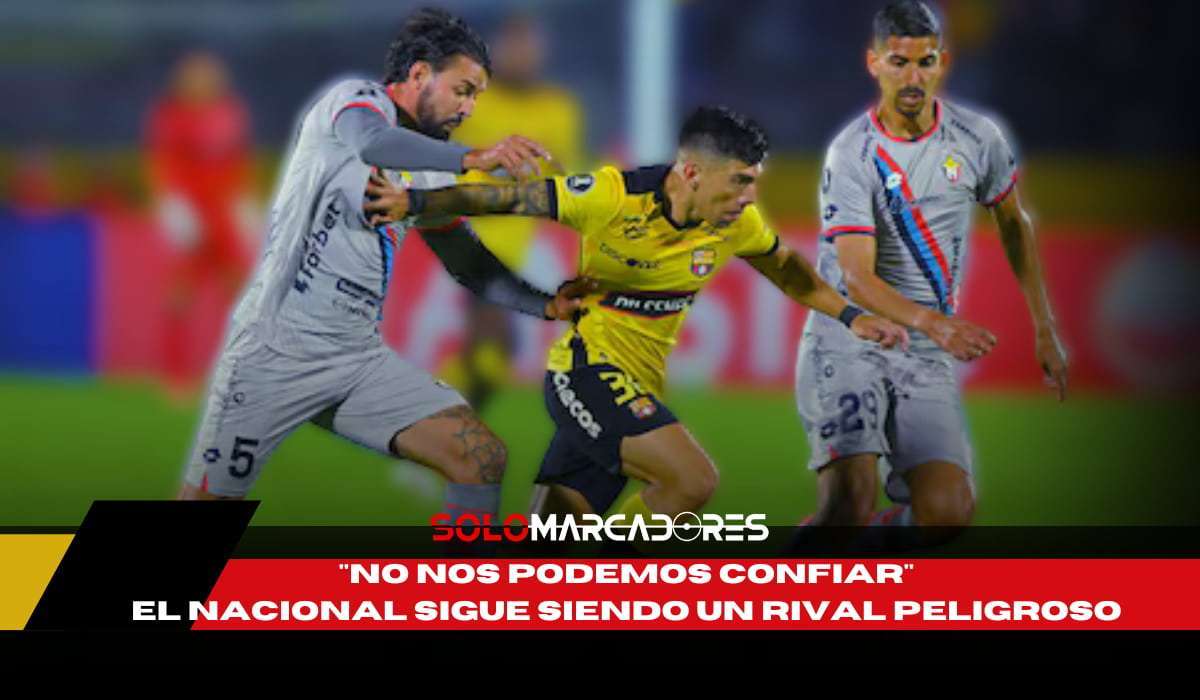 Brian Oyola advierte que El Nacional sigue siendo un rival peligroso