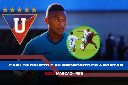 Carlos Gruezo no vino de paseo