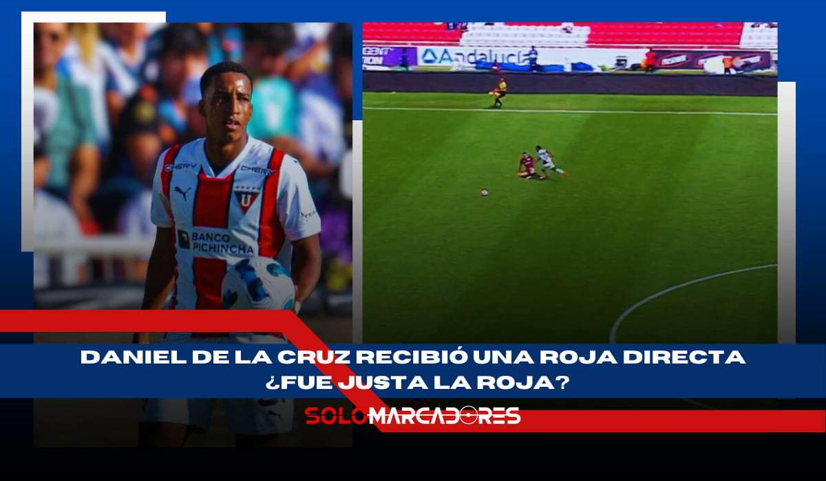 Daniel De la Cruz se fue expulsado