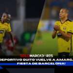VIDEO |🚨🔥 ¡La Noche Amarilla se tiñó de azul y grana!🔥 Deportivo Quito derrota a Barcelona SC 3 Deportivo Quito derrota a Barcelona SC