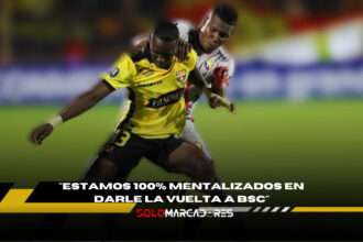 Eddy Mejía confía en la remontada ante Barcelona SC