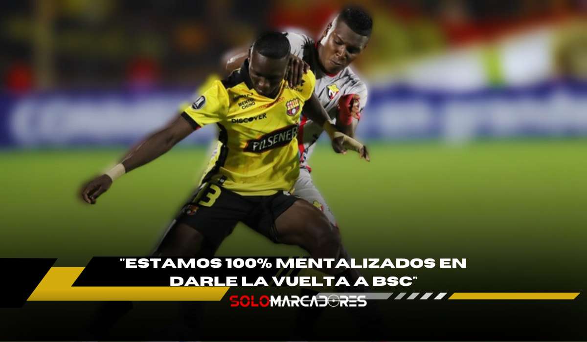 Eddy Mejía confía en la remontada ante Barcelona SC