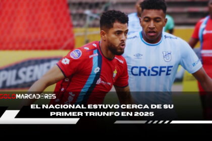 El Nacional acariciaba su primera victoria