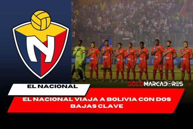 El Nacional viaja a Bolivia con dos bajas clave