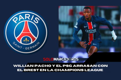 El PSG de Willian Pacho aplastó al Brest