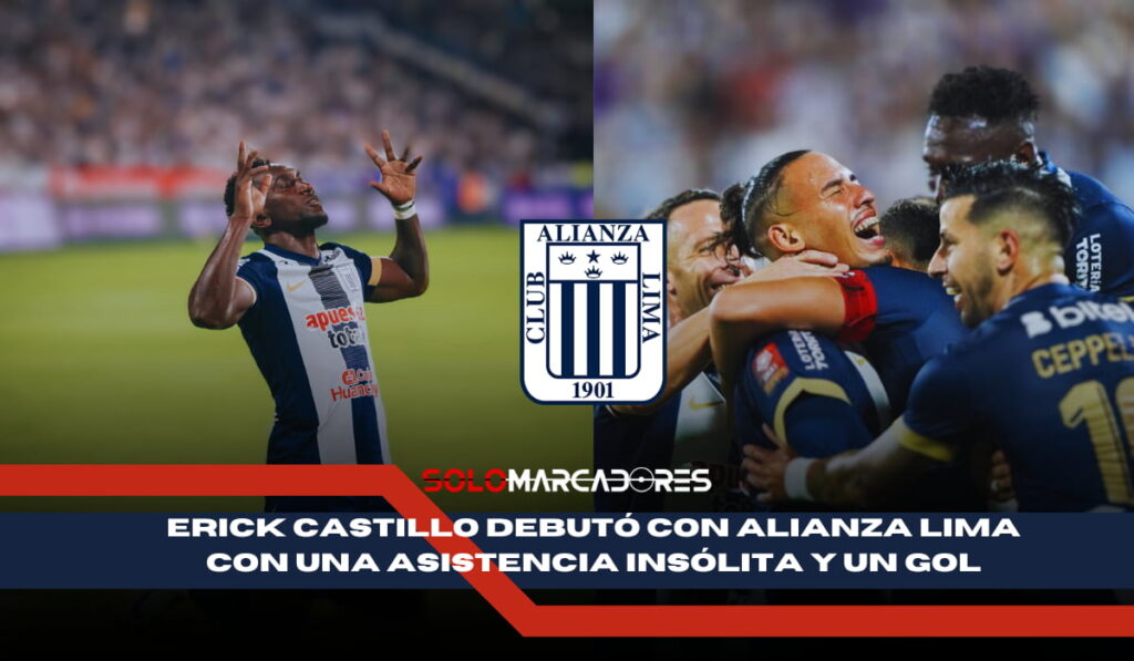 Erick Castillo protagonizó la asistencia más inesperada en su debut con Alianza Lima