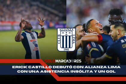 Erick Castillo protagonizó la asistencia más inesperada en su debut con Alianza Lima