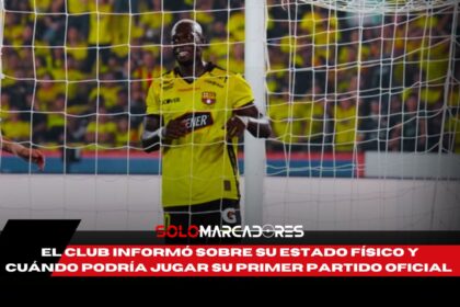 Felipe Caicedo sigue sin debutar en Barcelona SC y el club reveló la razón