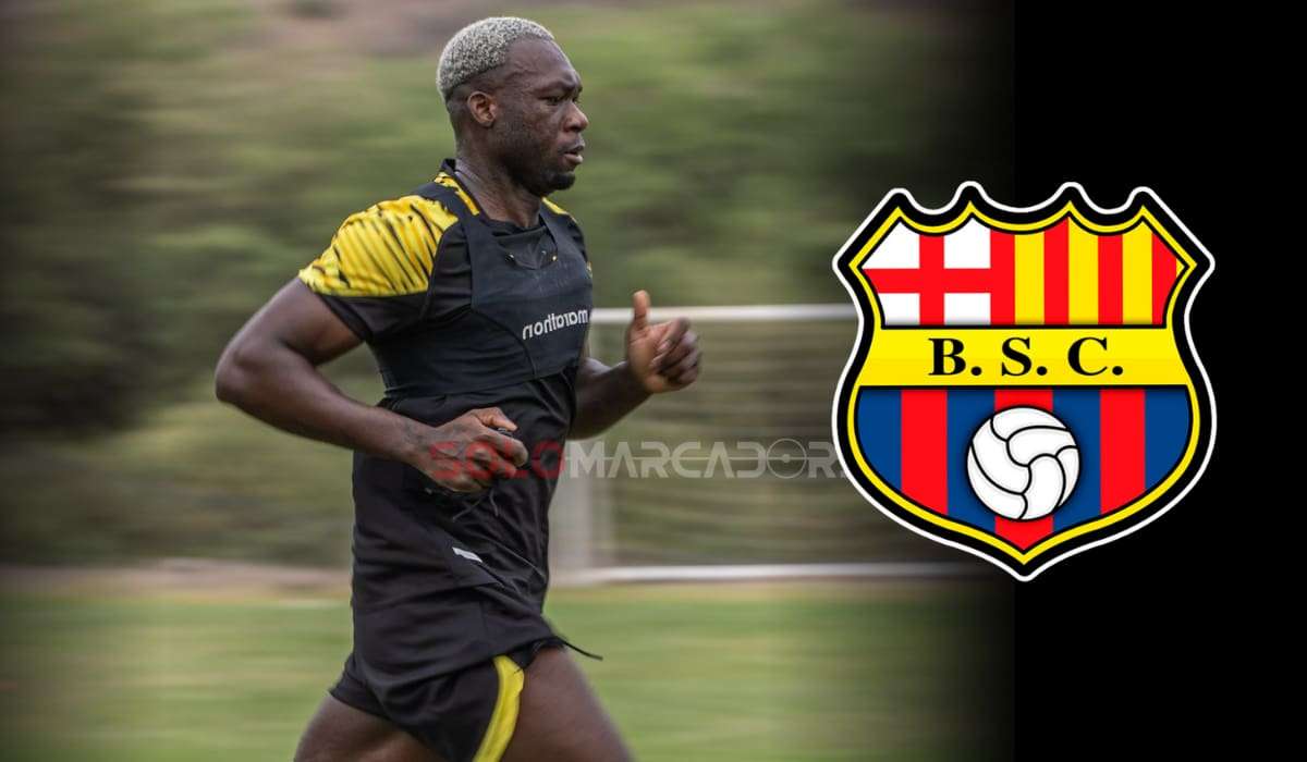 Felipe Caicedo vuelve a entrenar con Barcelona SC