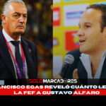 VIDEO |¡Revelado! 💰 Francisco Egas reveló cuánto le pagó la FEF a Gustavo Alfaro tras el fallo del TAS 4 Francisco Egas reveló cuánto le pagó la FEF a Gustavo Alfaro