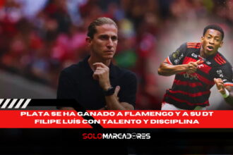 Gonzalo Plata tiene a Flamengo a sus pies y a Ecuador orgulloso