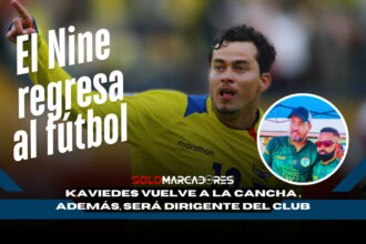 Jaime Iván Kaviedes firma con Liga de El Carmen