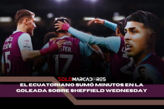 Jeremy Sarmiento volvió a la cancha con el Burnley