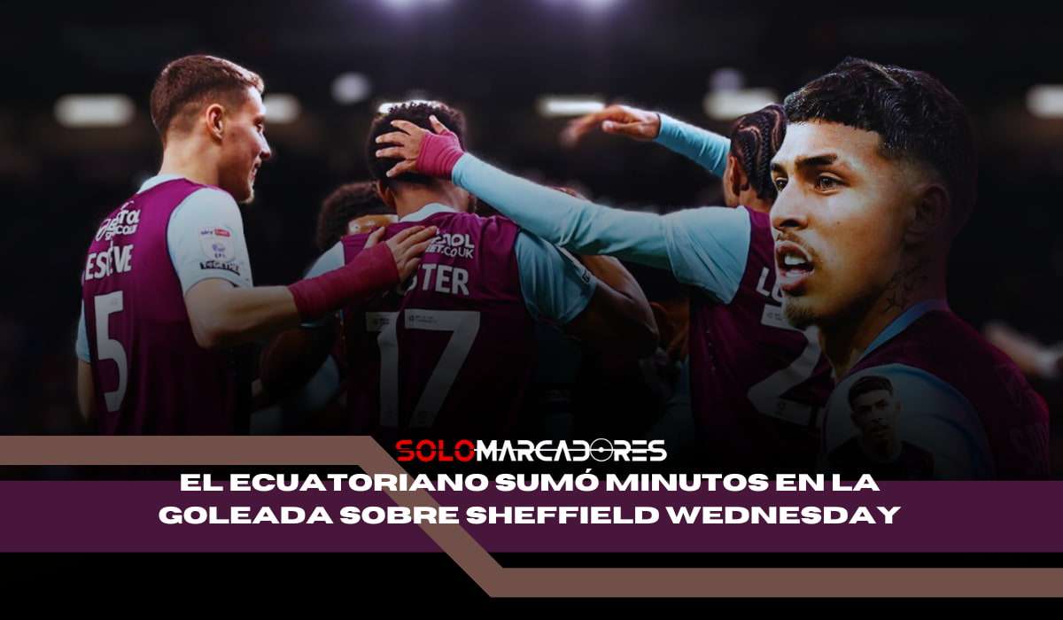 Jeremy Sarmiento volvió a la cancha con el Burnley