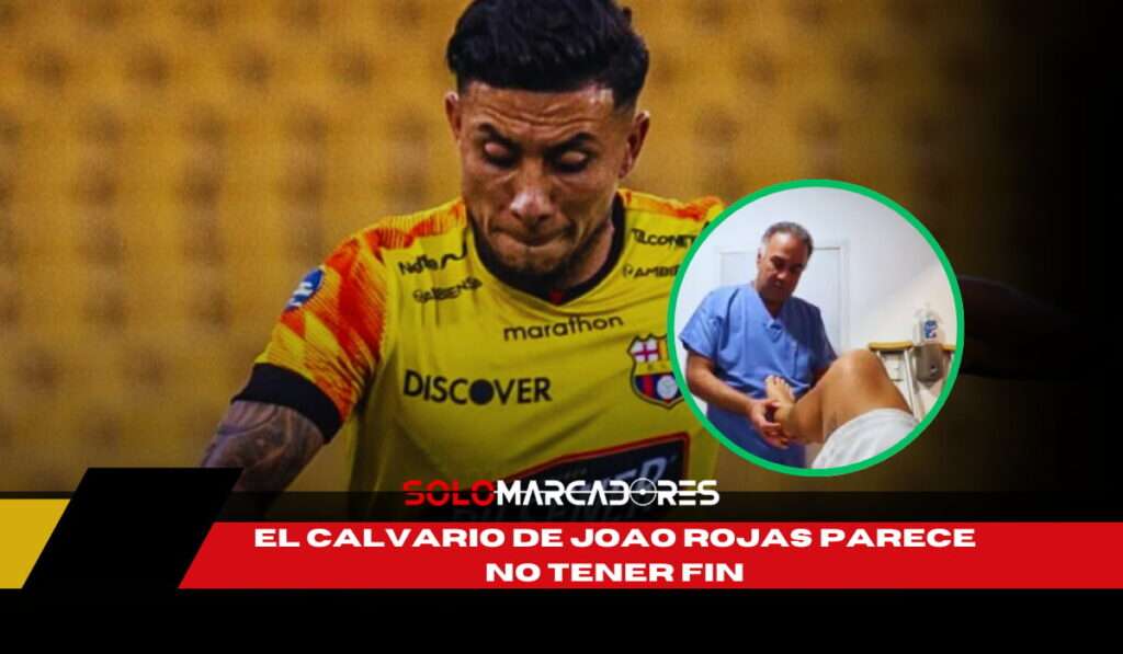 Joao Rojas sigue sin poder volver a las canchas